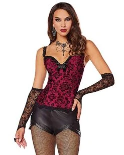 Vampire Corset And Gloves