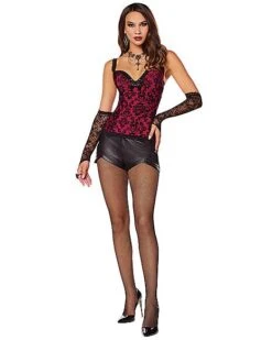 Vampire Corset And Gloves -Spirit Halloween 01587443 c
