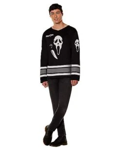 Adult Ghost Face Jersey -Spirit Halloween 01591049 c