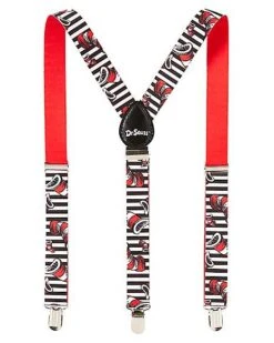 Cat In The Hat Suspenders - Dr. Seuss -Spirit Halloween 01595164 c