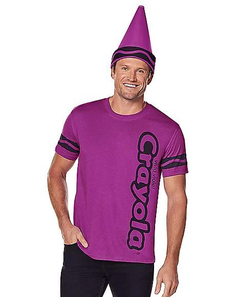 Vivid Violet Crayon Costume Kit - Crayola 1 Vivid Violet Crayon Costume Kit - Crayola