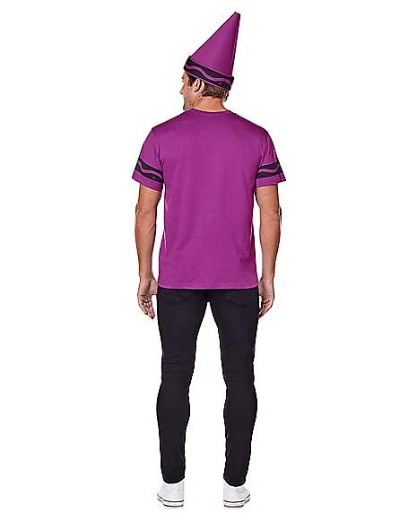 Vivid Violet Crayon Costume Kit - Crayola 2 Vivid Violet Crayon Costume Kit - Crayola - Image 2