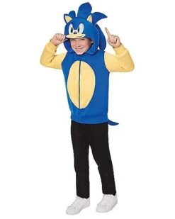 Kids Sonic The Hedgehog Hoodie Costume