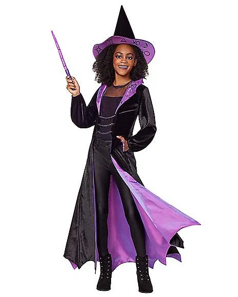 Kids Coven Academy Witch Jacket Costume 1 Kids Coven Academy Witch Jacket Costume
