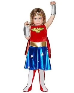 Toddler Wonder Woman Costume - DC Comics -Spirit Halloween 07022296 c