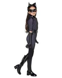 Kids Catwoman Costume Deluxe - Batman The Dark Knight -Spirit Halloween 07139595 c