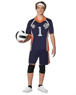 Adult Navy Volleyball Uniform Costume -Spirit Halloween 07423742 c