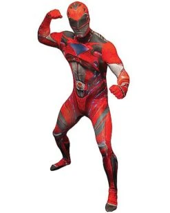 Adult Red Ranger Skin Suit Costume - Power Rangers