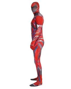 Adult Red Ranger Skin Suit Costume - Power Rangers -Spirit Halloween 07471550 c