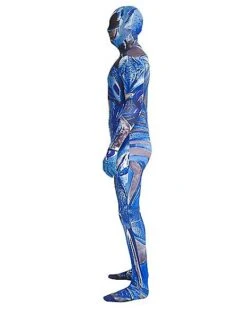 Adult Blue Ranger Skin Suit Costume - Power Rangers -Spirit Halloween 07471584 c