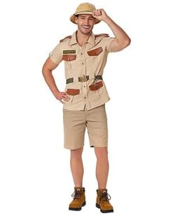 Adult Men's Zookeeper Plus Size Costume