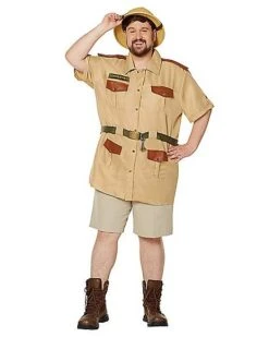 Adult Men's Zookeeper Plus Size Costume -Spirit Halloween 07518327 e