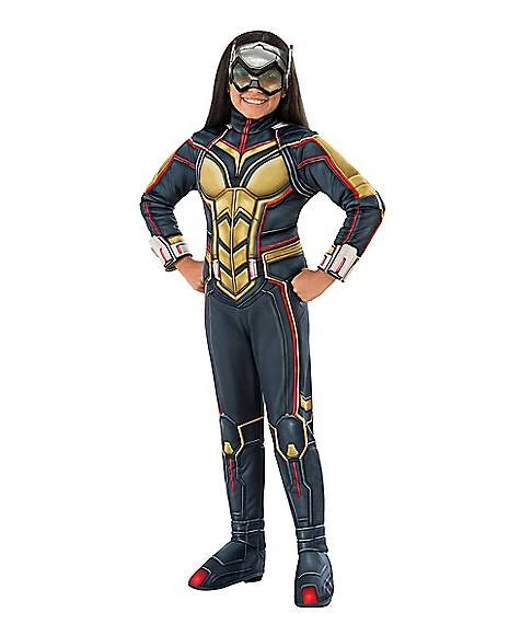 Kids Wasp Costume Deluxe - Ant-Man And The Wasp 1 Kids Wasp Costume Deluxe - Ant-Man And The Wasp