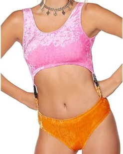 Harley Quinn Bodysuit - Birds Of Prey -Spirit Halloween 07563117 c