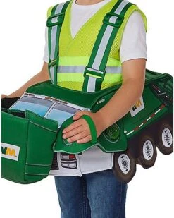 Toddler Waste Management Ride-Along Costume With Sound -Spirit Halloween 07616873 c