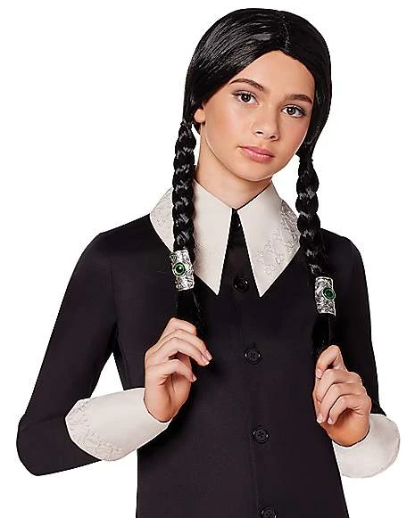 Kids Wednesday Addams Costume - The Addams Family 2 3 Kids Wednesday Addams Costume - The Addams Family 2 - Image 3
