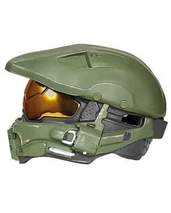 Kids Master Chief Light-Up Helmet Deluxe - Halo -Spirit Halloween 07651862 c