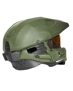 Kids Master Chief Light-Up Helmet Deluxe - Halo -Spirit Halloween 07651862 d