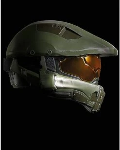 Kids Master Chief Light-Up Helmet Deluxe - Halo -Spirit Halloween 07651862 f