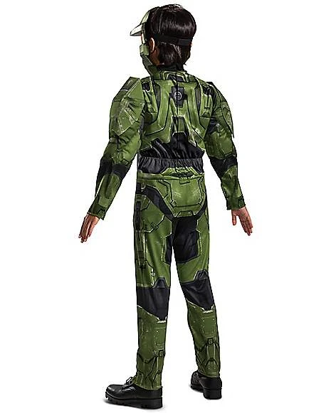 Kids Master Chief Muscle Costume - Halo Infinite 2 Kids Master Chief Muscle Costume - Halo Infinite - Image 2