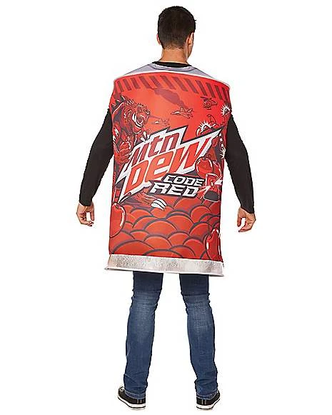 Adult Code Red Costume - Mountain Dew 2 Adult Code Red Costume - Mountain Dew - Image 2