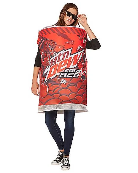 Adult Code Red Costume - Mountain Dew 3 Adult Code Red Costume - Mountain Dew - Image 3
