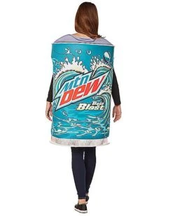 Adult 3D Mountain Dew Baja Blast Costume 7 Adult 3D Mountain Dew Baja Blast Costume -Spirit Halloween 07656556 d